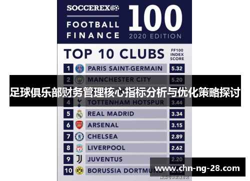 足球俱乐部财务管理核心指标分析与优化策略探讨 足球俱乐部财务管理核心指标分析与优化策略探讨