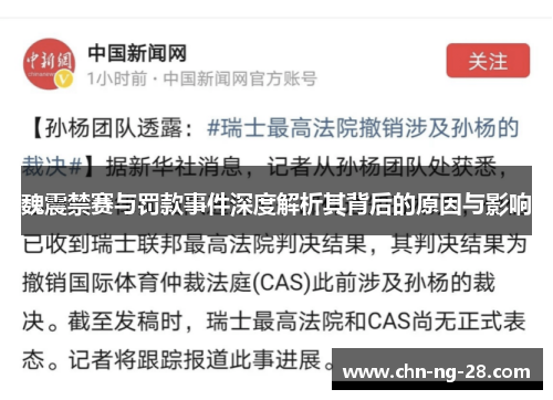魏震禁赛与罚款事件深度解析其背后的原因与影响 魏震禁赛与罚款事件深度解析其背后的原因与影响