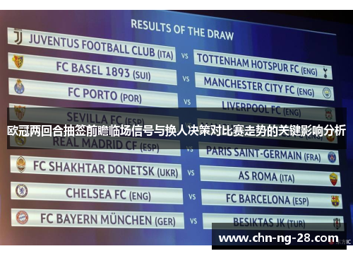 欧冠两回合抽签前瞻临场信号与换人决策对比赛走势的关键影响分析