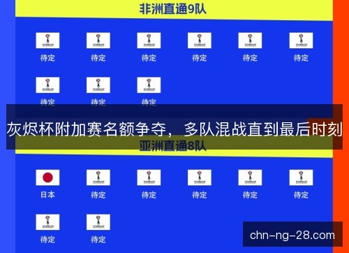 灰烬杯附加赛名额争夺，多队混战直到最后时刻